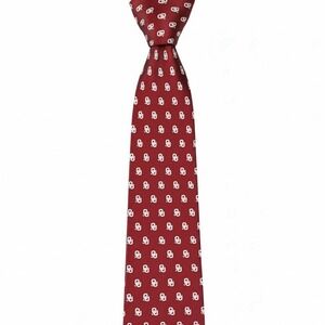 Vintage OU University Of Oklahoma Varsity Line By Neil Silk‎ Tie L: 57" W: 3.5"